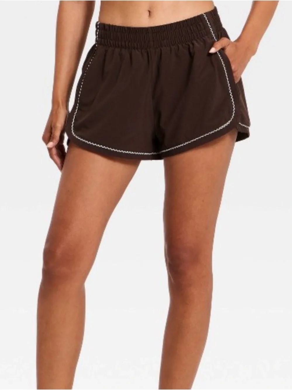 NWT All in Motion Crochet Trim Shorts